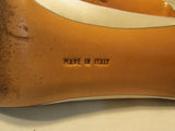 Salvatore Ferragamo Clarissa Off-White Satin Kitten Heels