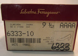 Salvatore Ferragamo Clarissa Off-White Satin Kitten Heels