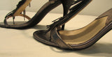 Michael Kors Metallic Gunmetal Vienna Sandals