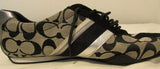 Coach Jayme Black/Gray Monogrammed Sneakers