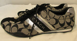 Coach Jayme Black/Gray Monogrammed Sneakers