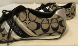 Coach Jayme Black/Gray Monogrammed Sneakers
