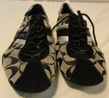 Coach Jayme Black/Gray Monogrammed Sneakers