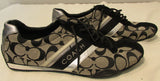 Coach Jayme Black/Gray Monogrammed Sneakers