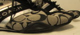 Coach Jayme Black/Gray Monogrammed Sneakers