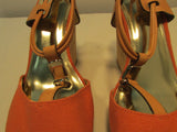 Coach Linden Platform Cork Slingback Wedges