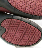 Clarks Dark Red Leather Ankle Boots