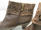 L'Artiste by Springster Modella Brown Heeled Ankle Boots