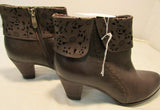L'Artiste by Springster Modella Brown Heeled Ankle Boots