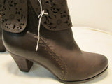 L'Artiste by Springster Modella Brown Heeled Ankle Boots