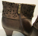 L'Artiste by Springster Modella Brown Heeled Ankle Boots