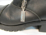 Harley-Davidson Amherst Motorcycle Black Leather Boots