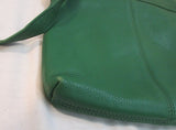 DKNY Green Pebble Leather Crossbody