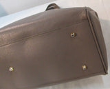 Varriale Large Italian Cross-grain Leather Tote