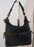 Dooney & Bourke Navy Blue Nylon Hobo
