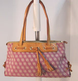 Dooney & Bourke Satchel Canvas Tassel Handbag