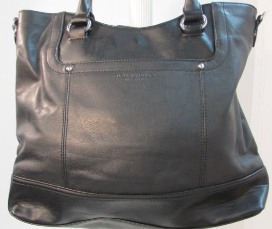 Tignanello, Bags, Black Tignanello Leather Bag