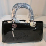 Beijo Patent Leather Black Satchel - NWT