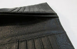 Guess Black Leather Tri-Fold Wallet