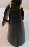 Vintage Moda Italiana All Black Leather Purse