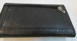 Guess Black Leather Tri-Fold Wallet