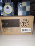 Hometrends Blue Checkered Unscented Candles