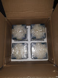 Hometrends Blue Checkered Unscented Candles