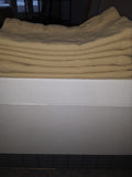 New - Set of 6 Gold Table Linen Napkins