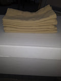 New - Set of 6 Gold Table Linen Napkins