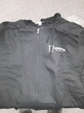 Women's New Black Monster Statement Zipper Hoodie