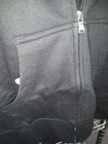Women's New Black Monster Statement Zipper Hoodie