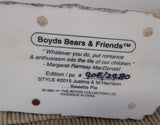 Boyds Bears - Justina and M. Harrison