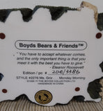 Boyds Bears - Ms. Griz Monday Morning