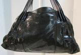 Amalfi by Rangoni Black Leather Shoulder Bag