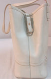 Monsac Original White Leather Shoulder Purse