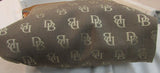 Dooney & Bourke Brown Canvas Signature Shoulder Bag