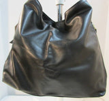 Donna Karan Polyurethane Large Black Tote