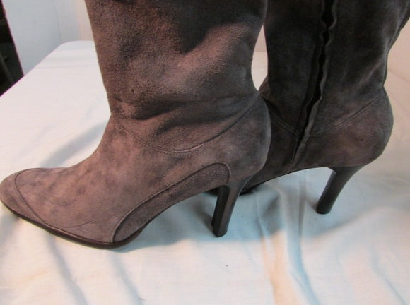 Moda Spana Raven Grey Suede Boots