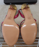 Anne Klein Bali Multi-Color Leather Heeled Sandal