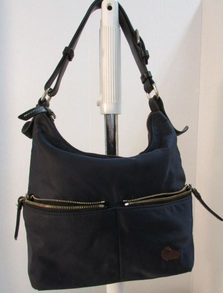 Dooney & Bourke Navy Blue Nylon Hobo