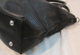 Tignanello Black Leather Satchel Purse