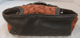 Sophia Caperelli Rust-Brown Canvas Shoulder Bag