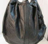 Christian Audigier Black Zee Zee Top Ziggy Hobo Bag