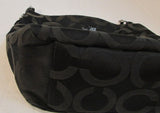 Coach Black Signature Canvas Tribeca Handbag