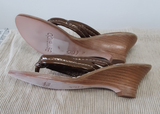 Bernardo Miami Bronze Demi Wedge Sandal