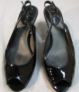Cole Haan Nike Air Clair OT Sling Back Black Patent Pump