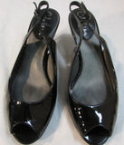 Cole Haan Nike Air Clair OT Sling Back Black Patent Pump
