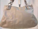 Coach Kristin Large Taupe Leather Satchel