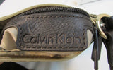 Calvin Klein Brown CK Logo Canvas Crossbody