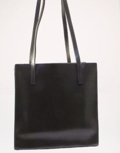 Frederic Paris Dark Brown Leather Tote